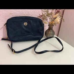 Michael Kors Cross Body Navy Blue